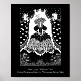  Russische Nieuwe Kunst Koningin en kasten Poster