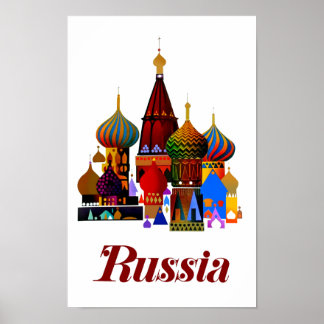 Russische reisposter poster