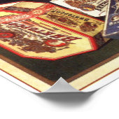 Russische Rijk Sigarette schelpen Adverteren 1900 Poster (Hoek)