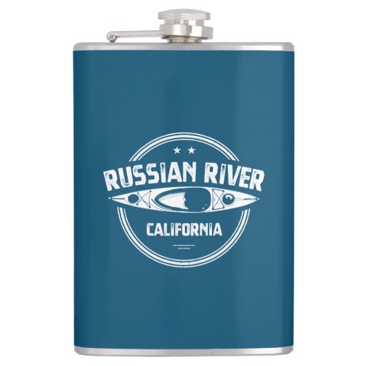 Russische rivier California Kayaking Heupfles (Voorkant)