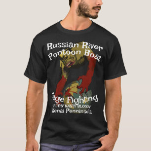 Russische Rivier Kenai Schiereiland Kooi Vechten T-shirt