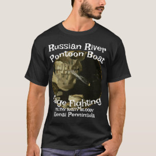 Russische rivier Kenai schiereiland kooivechten T-shirt
