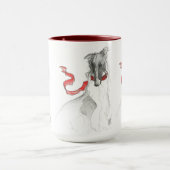 Russische Rode Borzoi-Mok Mok (Midden)