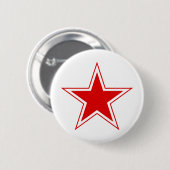 Russische Rode Star Ronde Button 5,7 Cm (Voorkant /achterkant)
