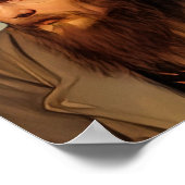 Russische romanschrijver Fjodor Dostojevski illust Poster (Hoek)