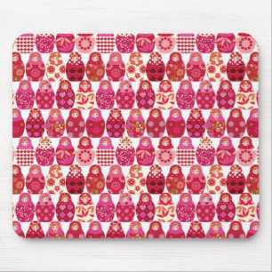 Russische roze pop muismat