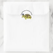 russische schildpad Sticker (Tas)