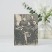  Russische soldaten Briefkaart (Staand voorkant)
