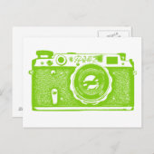 Russische Sovjet-camera - Martian Green Briefkaart (Voorkant / Achterkant)