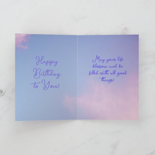 Russische taal Gelukkige Verjaardag С Днём рожд е Kaart (Binnen)