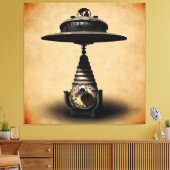 Russische UFO Canvas Afdruk (Insitu (Woonkamer))
