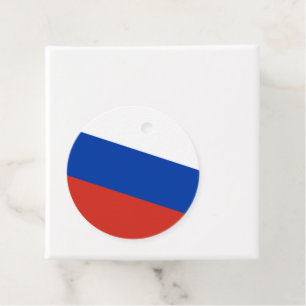 Russische vlag bedankjes labels