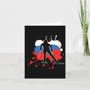 Russische vlag biatleet - Russische biatlon  Kaart