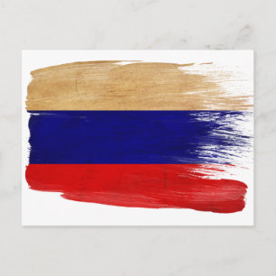 Russische vlag-Briefkaarten Briefkaart