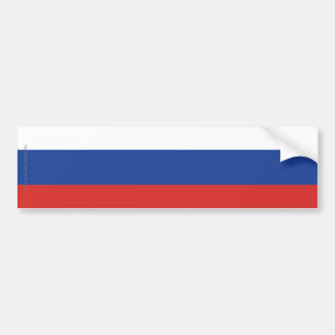 Russische vlag bumpersticker
