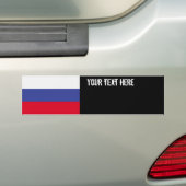 Russische vlag bumpersticker (Op auto)