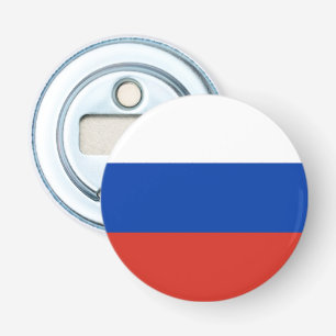 Russische vlag button flesopener