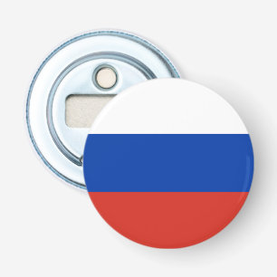 Russische vlag button flesopener