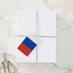 Russische vlag cadeaulabel