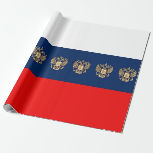 Russische vlag cadeaupapier (Uitgerold)