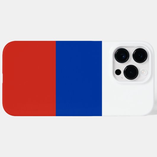Russische vlag Case-Mate iPhone case (Achterkant (horizontaal))