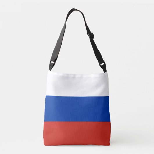 Russische vlag crossbody tas (Achterkant)