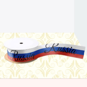 Russische vlag en Russisch reizen, vakantie/sport Lint