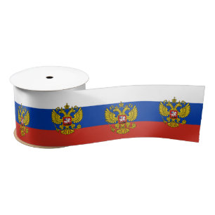 Russische vlag en Russische vakantie, reizen/sport Lint