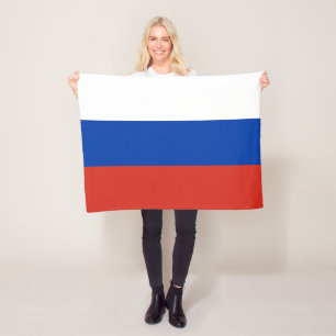 Russische vlag fleece deken