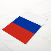 Russische vlag folie uitnodiging (Gedraaid)