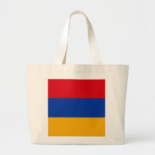 Russische vlag Grote Canvas tas
