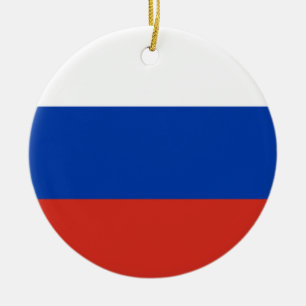 Russische vlag keramisch ornament