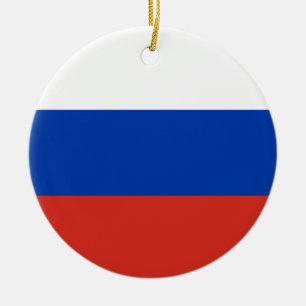 Russische vlag keramisch ornament