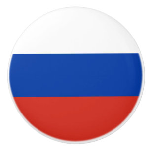 Russische vlag keramische knop