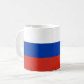 Russische vlag koffiemok (Voorkant links)