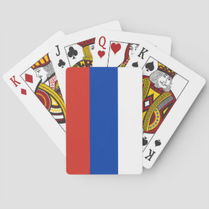 Russische vlag pokerkaarten