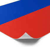 Russische vlag poster (Hoek)