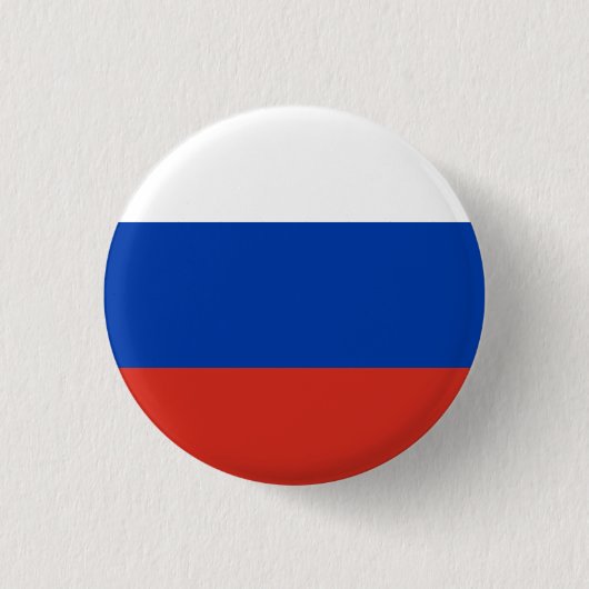 Russische vlag ronde button 3,2 cm (Voorkant)