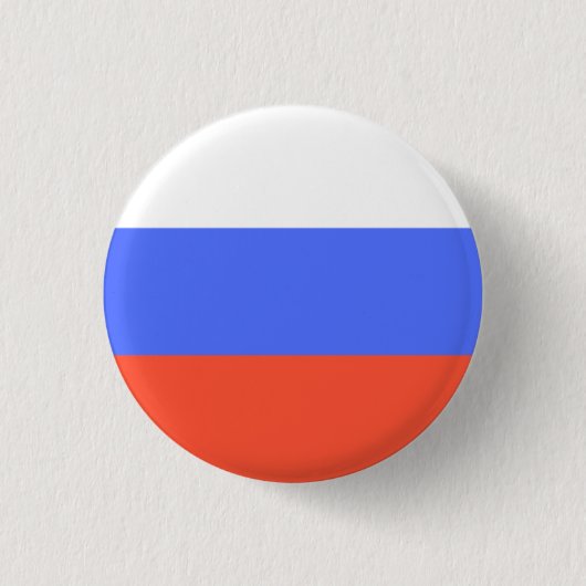 Russische vlag ronde button 3,2 cm (Voorkant)