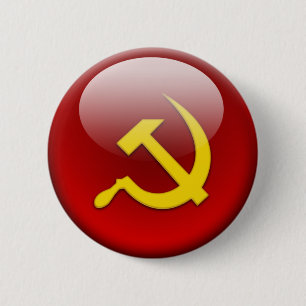 Russische vlag ronde button 5,7 cm
