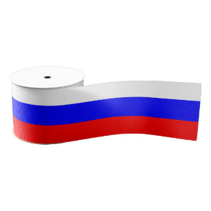 Russische vlag/rood wit blauw grosgrain lint