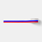 Russische vlag/rood wit blauw grosgrain lint (Voorkant)