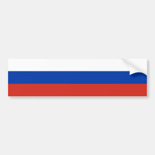Russische vlag (Rusland) Bumpersticker