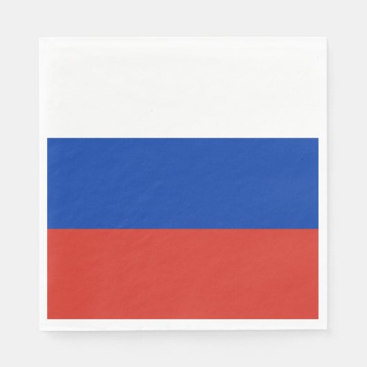 Russische vlag servet (Voorkant)