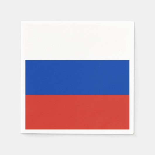 Russische vlag servetten (Voorkant)