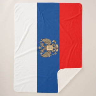 Russische vlag sherpa deken