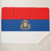 Russische vlag sherpa deken (Voorkant (horizontaal))
