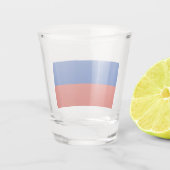 Russische vlag shot glas (Achterkant)