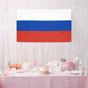 Russische vlag spandoek