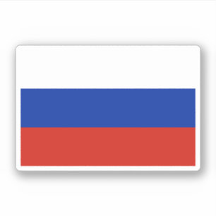 Russische vlag sticker
